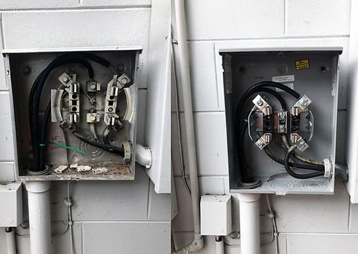 electrical meter upgrade service call repair