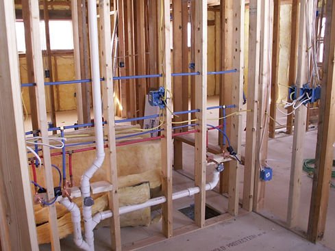 new residential electrical service wiring installation